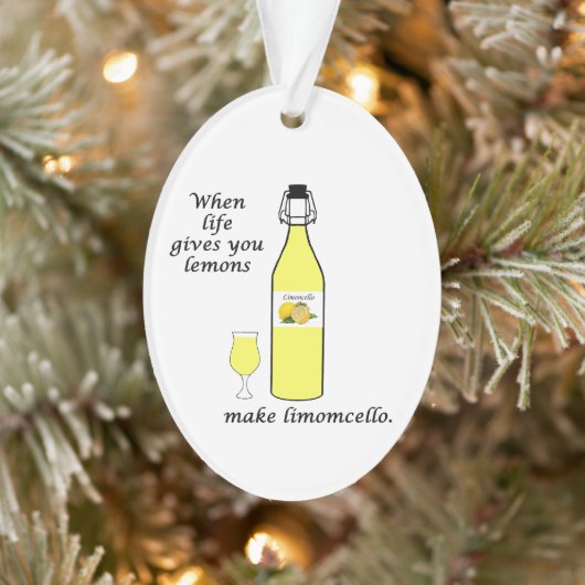 Lemons to Limoncello Ornament (Baum)