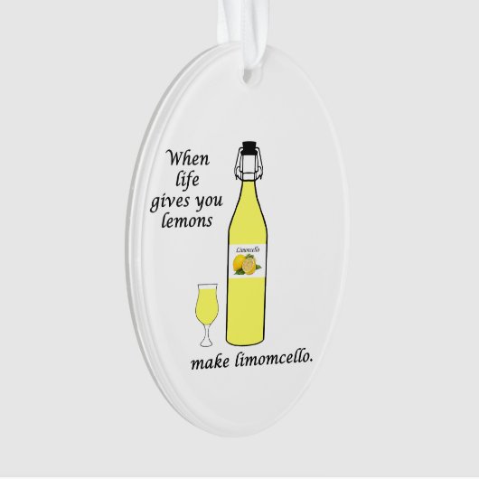 Lemons to Limoncello Ornament (Vorderseite)