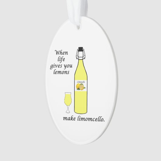 Lemons to Limoncello Ornament (Vorderseite)