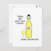 Lemons to Limoncello Postkarte (Vorne/Hinten)