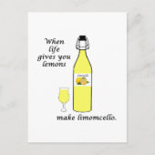 Lemons to Limoncello Postkarte (Vorderseite)