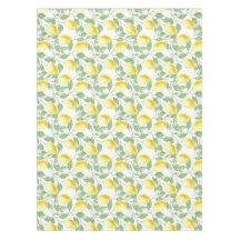 Lemons und Blätter Design Tablecloth