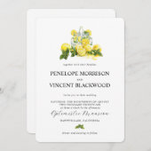 Lemons und Lemonade-Einladung zur Hochzeit Einladung (Vorne/Hinten)