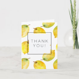 Lemons Vielen Dank Dankeskarte