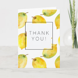 Lemons Vielen Dank Dankeskarte