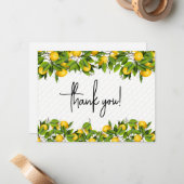 Lemons Vielen Dank Mitteilungskarte (Vorderseite/Rückseite Beispiel)