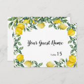 Lemons Wedding Sie schreiben benutzerdefinierte FL Dankeskarte (Vorne/Hinten)
