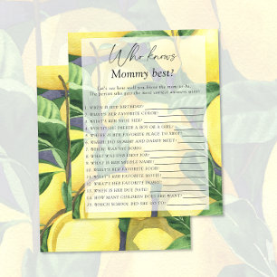 Lemons - Wer kennt das beste Spiel der Mommy