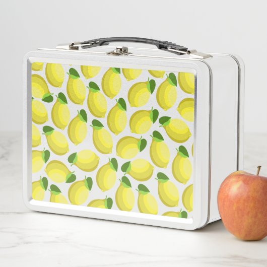Lemons White Lunch Box (Beispiel)