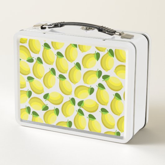 Lemons White Lunch Box (Rückseite)