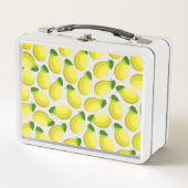 Lemons White Lunch Box (Vorderseite)