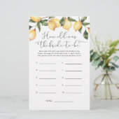 Lemons Wie alt war die Braut, um Spiel zu werden (Stehend Vorderseite)