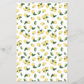 Lemons Wie alt war Ihr Brautparty Game Card Flyer (Hinten)