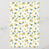 Lemons Wie gut Sie wissen, Bride Shower Game Karte (Hinten)