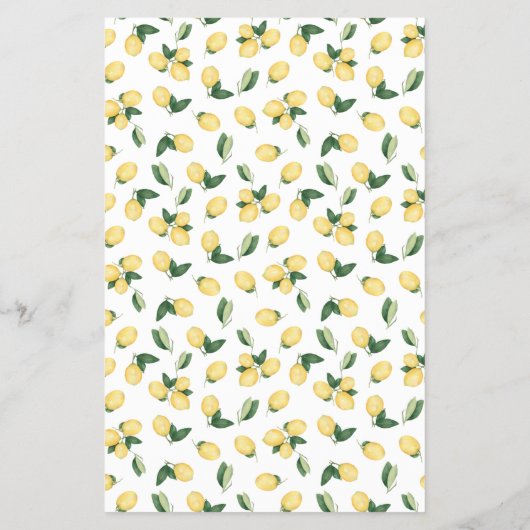 Lemons Wie gut Sie wissen, Bride Shower Game Karte (Hinten)