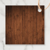 Lemons Wood Limoncello Dank Square Twine Geschenkanhänger (Rückseite)