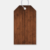 Lemons Wood Limoncello Wedding Danke Geschenkanhänger (Rückseite)