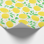 Lemons Wrapping Paper Geschenkpapier (Ecke)