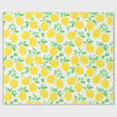 Lemons Wrapping Paper Geschenkpapier (Flach)