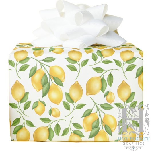 Lemons Wrapping Paper Geschenkpapier