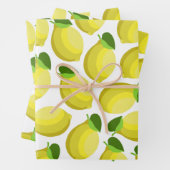 Lemons Wrapping Paper Geschenkpapier Set (Beispiel)
