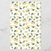 Lemons würden sie eher Brautparty Game Card Flyer (Hinten)