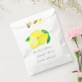 Lemons Yellow Fruit Citrus Watercolor Wedding Geschenktütchen (Versiegelt)
