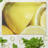 Lemons Yellow Geschirrtuch (Gefaltet)