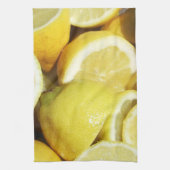 Lemons Yellow Geschirrtuch (Vertikal)