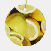 Lemons Yellow Keramik Ornament (Vorne)