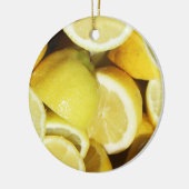 Lemons Yellow Keramik Ornament (Links)