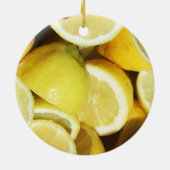 Lemons Yellow Keramik Ornament (Hinten)