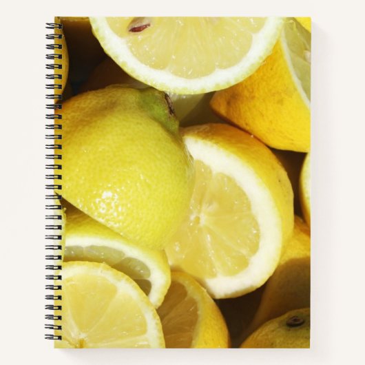 Lemons Yellow Notizblock (Vorderseite)