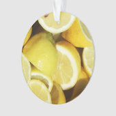 Lemons Yellow Ornament (Vorderseite)