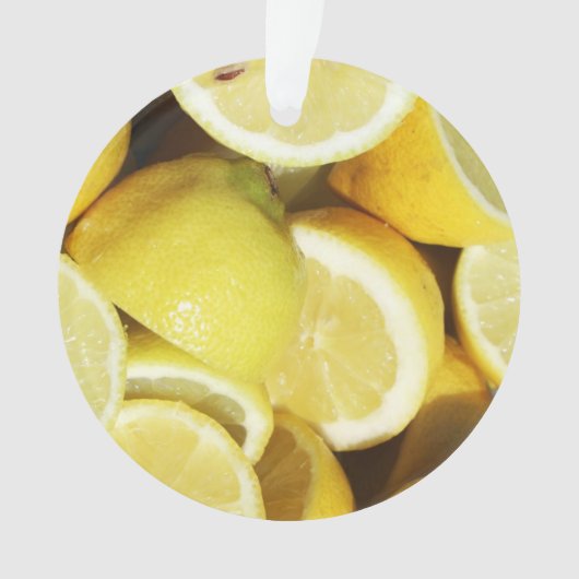 Lemons Yellow Ornament (Vorderseite)