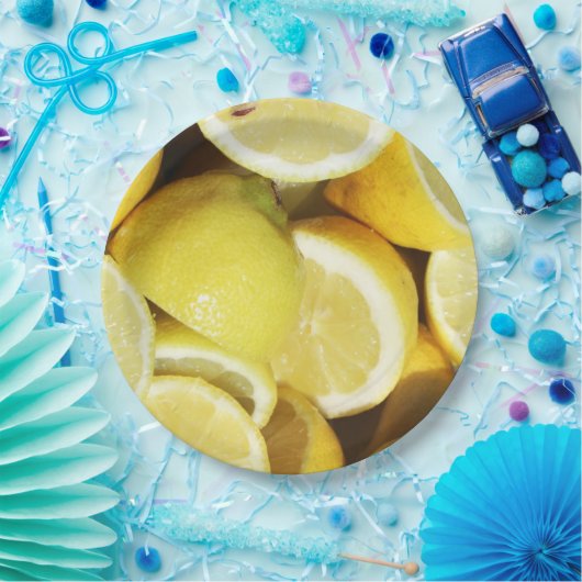 Lemons Yellow Pappteller (Party)