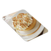 Lemonstrart mit gebackener Meringue auf Platte Magnet (Rechte Seite)