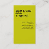 Lemonwater - Lebensmitteldienst-Visitenkarte - Visitenkarte (Rückseite)