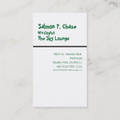 Lemonwater - Lebensmitteldienst-Visitenkarte - Visitenkarte (Rückseite)