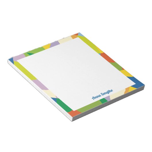 Lemony Fresh Colorful Notepad Notizblock (angewinkelt)