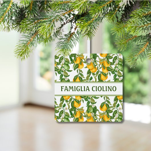 Lemony Lemons Keramik Ornament