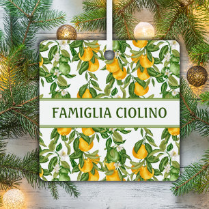 Lemony Lemons Keramik Ornament