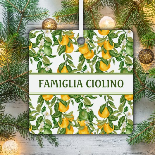 Lemony Lemons Keramik Ornament