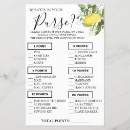 Lemony Was ist in Ihrer puren Duschspielkarte Flyer