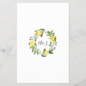 Lemony What on your phone Showspielkarte Flyer (Hinten)