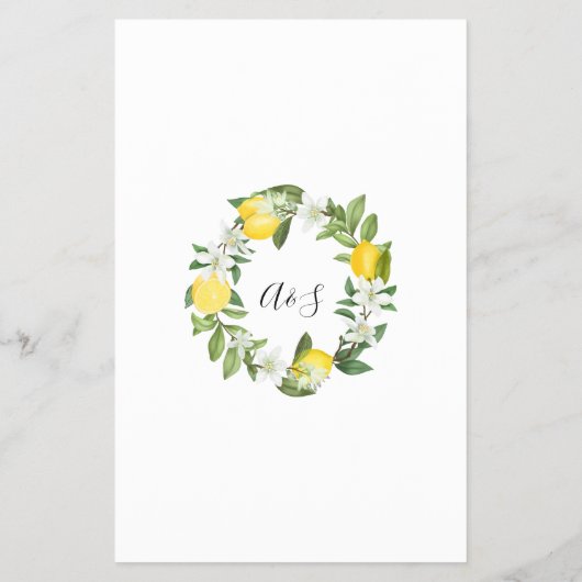 Lemony Wo war ihr Brautparty-Spielkarte? Flyer (Hinten)