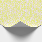 Lemony Yellow Wirbel Patternpapier Geschenkpapier (Ecke)