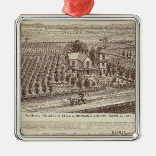 Lemoore, Armona ranches Ornament Aus Metall (Vorne)