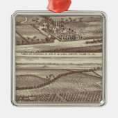 Lemoore, Armona ranches Silbernes Ornament (Vorne)