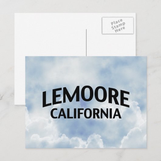 Lemoore California Postkarte (Vorne/Hinten)
